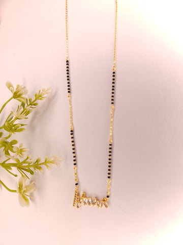 AT- Heartbeat Style Mangalsutra